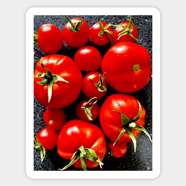 Tomatoes Sticker by MarkRBowman